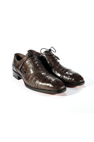 Mezlan 13993-F Dublin Crocodile Cap-Toe Oxford