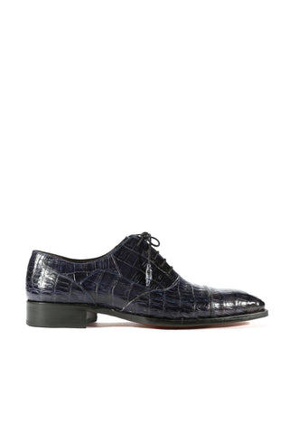 Mezlan 13993-F Dublin Crocodile Cap-Toe Oxford