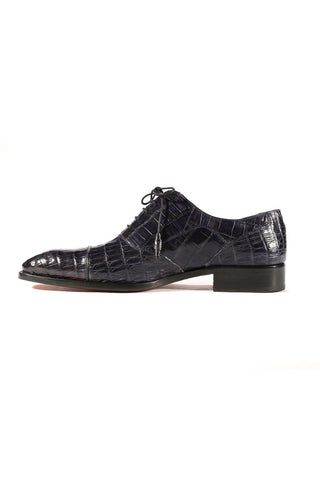 Mezlan 13993-F Dublin Crocodile Cap-Toe Oxford