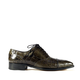 Mezlan 13993-F Dublin Men's Shoes Genuine Crocodile Cap-Toe Oxfords (MZ3321)-AmbrogioShoes