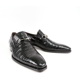 Mezlan 14250-F Galvani Men's Shoes Exotic Crocodile Horsebit Loafers (MZ3257)-AmbrogioShoes