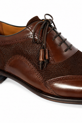 Mezlan 20528 Suede / Leather Wingtip Oxfords (MZ3556)