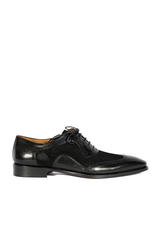 Mezlan 20528 Suede / Leather Wingtip Oxfords (MZ3556)