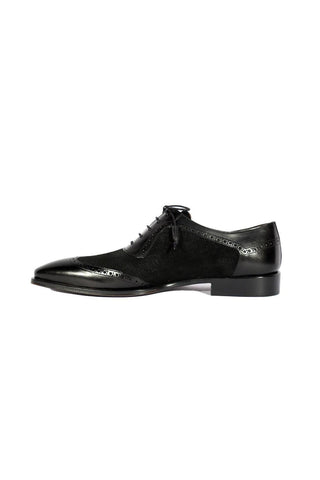 Mezlan 20528 Suede / Leather Wingtip Oxfords (MZ3556)