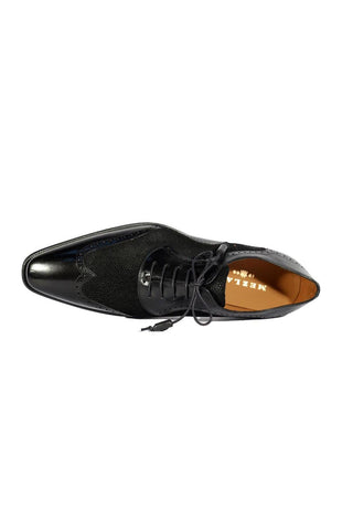 Mezlan 20528 Suede / Leather Wingtip Oxfords (MZ3556)