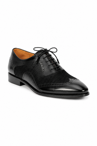 Mezlan 20528 Suede / Leather Wingtip Oxfords (MZ3556)