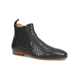 Mezlan 20637 Men's Shoes Calf-Skin Leather Chelsea Boots (MZ3809)-AmbrogioShoes