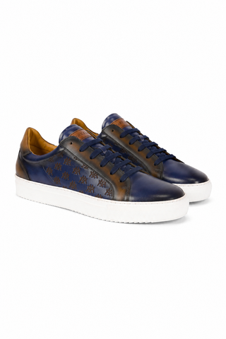 Mezlan 20730 Calf-Skin Leather Casual Sneakers (MZ3613)