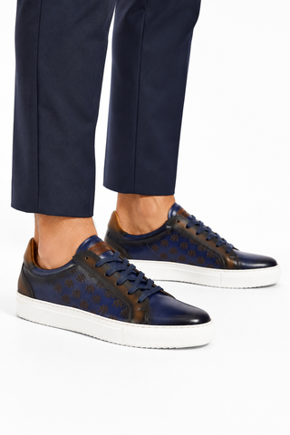 Mezlan 20730 Calf-Skin Leather Casual Sneakers (MZ3613)