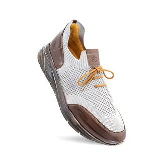 Mezlan 21027 Piedra Perforated Fabric & Calf-Skin Leather Sneaker(MZ3938)-AmbrogioShoes