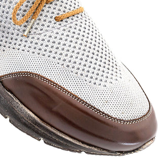 Mezlan 21027 Piedra Perforated Fabric & Calf-Skin Leather Sneaker(MZ3938)-AmbrogioShoes