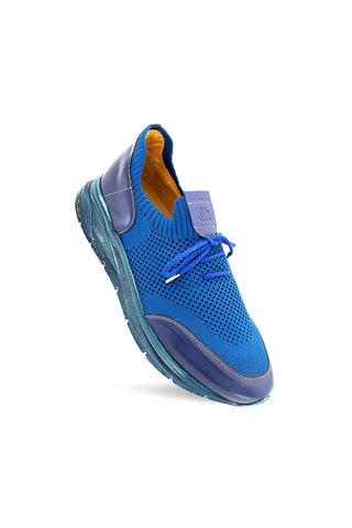 Mezlan 21027 Piedra Perforated Fabric & Calf-Skin Leather Sneaker(MZ3938)-AmbrogioShoes