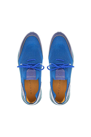 Mezlan 21027 Piedra Perforated Fabric & Calf-Skin Leather Sneaker(MZ3938)-AmbrogioShoes