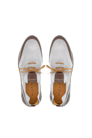 Mezlan 21027 Piedra Perforated Fabric & Leather Sneaker(MZ3938)