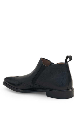 Mezlan 21455 Full Grain Leather Wingtip Demi Boot (MZ3798)
