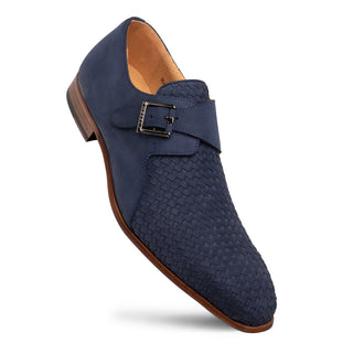 Mezlan 21520 Ayllon Suede / Nubuck Leather Single Monk-Strap (MZ3793)-AmbrogioShoes