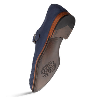 Mezlan 21520 Ayllon Suede / Nubuck Leather Single Monk-Strap (MZ3793)-AmbrogioShoes