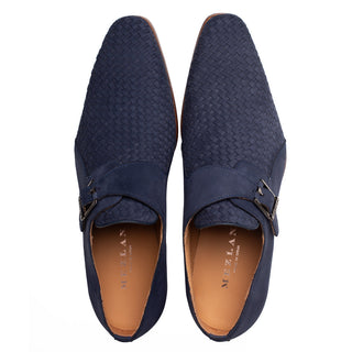 Mezlan 21520 Ayllon Suede / Nubuck Leather Single Monk-Strap (MZ3793)-AmbrogioShoes