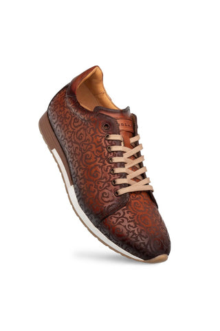 Mezlan 21577 Portico Laser-Embossed Calf-Skin Leather Sneaker (MZ3898)