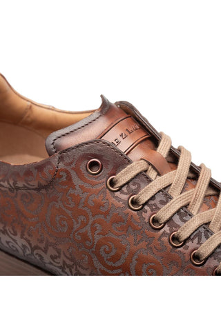 Mezlan 21577 Portico Laser-Embossed Leather Sneaker (MZ3898)