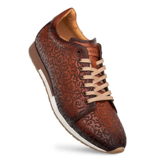 Mezlan 21577 Portico Laser-Print Calf-Skin Leather Sneaker (MZ3898)-AmbrogioShoes