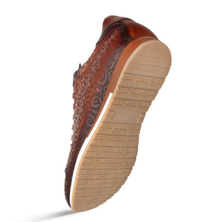 Mezlan 21577 Portico Laser-Print Calf-Skin Leather Sneaker (MZ3898)-AmbrogioShoes