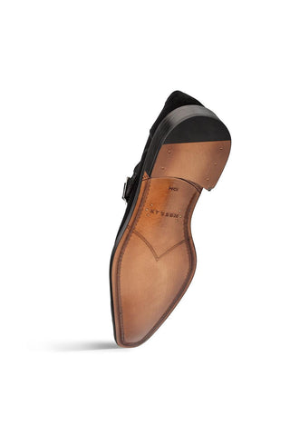 Mezlan 21722 Albini Men’s Shoes Suede Single Monk Strap (MZ3915)-AmbrogioShoes