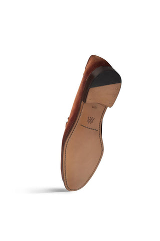 Mezlan 21735 Bracco Men’s Shoes Suede Horsebit Slip-On Loafer (MZ3911)-AmbrogioShoes