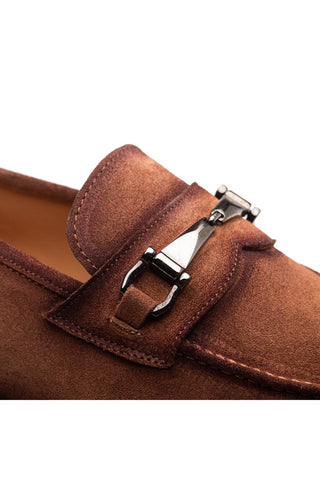Mezlan 21735 Bracco Men’s Shoes Suede Horsebit Slip-On Loafer (MZ3911)