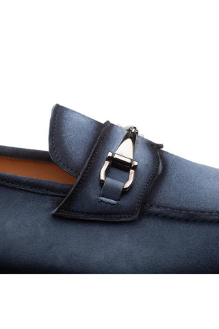 Mezlan 21735 Bracco Men’s Shoes Suede Horsebit Slip-On Loafer (MZ3911)