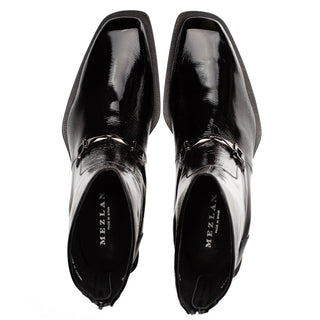 Mezlan 21739 Buscemi Hi-Shine Leather Horse-Bit Boot-AmbrogioShoes