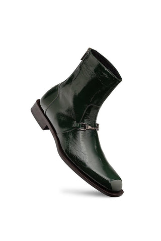 Mezlan 21739 Buscemi Hi-Shine Leather Horse-Bit Boot