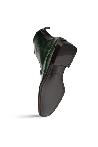 Mezlan 21739 Buscemi Hi-Shine Leather Horse-Bit Boot