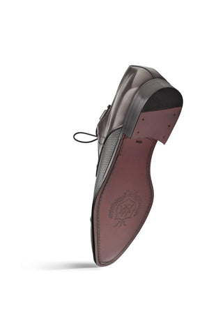 Mezlan 21744 Capello Men’s Shoes Hi-Shine / Textured Calf-Skin Leather Derby (MZ3917)-AmbrogioShoes