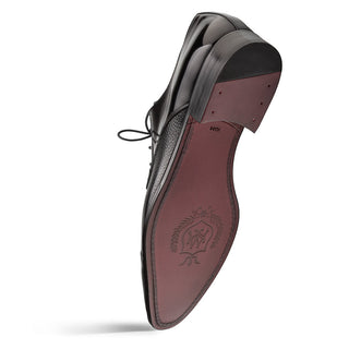 Mezlan 21744 Capello Men’s Shoes Hi-Shine / Textured Calf-Skin Leather Derby (MZ3917)-AmbrogioShoes