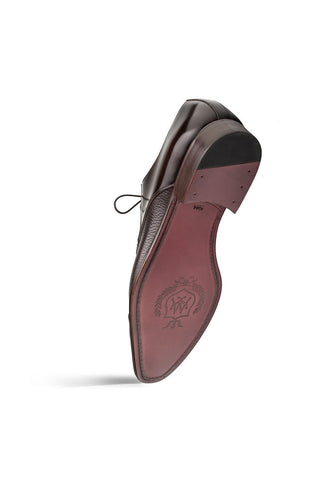 Mezlan 21744 Capello Men’s Shoes Hi-Shine / Textured Calf-Skin Leather Derby (MZ3917)-AmbrogioShoes