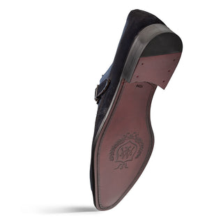 Mezlan 21745 Diesel Suede Single Monk-Strap-AmbrogioShoes