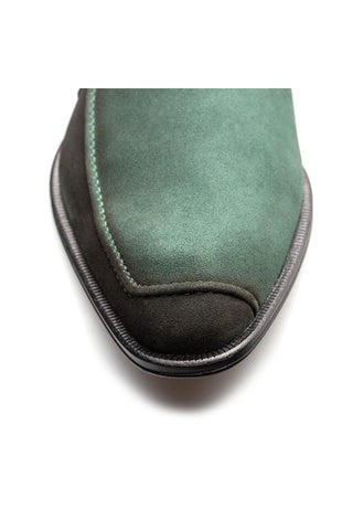 Mezlan 21745 Diesel Suede Single Monk-Strap