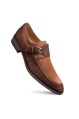 Mezlan 21745 Diesel Suede Single Monk-Strap
