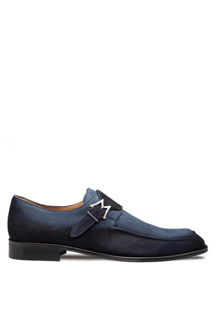Mezlan 21745 Diesel Suede Single Monk-Strap