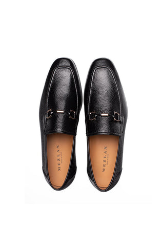 Mezlan 21749 Marinelli Men’s Shoes Deer Skin Slip-On horsebit Loafer (MZ3916)-AmbrogioShoes
