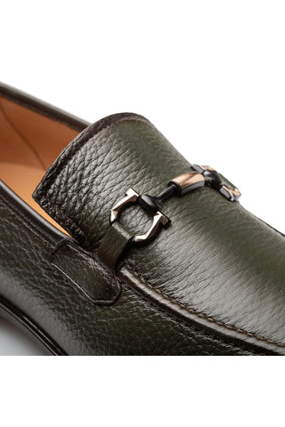 Mezlan 21749 Marinelli Men’s Shoes Deer Skin Slip-On horsebit Loafer (MZ3916)