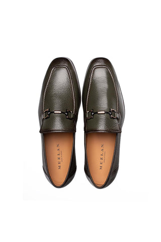 Mezlan 21749 Marinelli Men’s Shoes Deer Skin Slip-On horsebit Loafer (MZ3916)