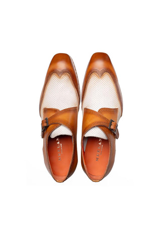 Mezlan 21876 Leather & Nubuck Single Monk-Strap