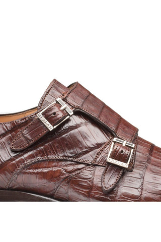Mezlan 3998-F Prague Sport Crocodile Monk-Straps Loafers (MZ2217)
