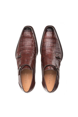 Mezlan 3998-F Prague Sport Crocodile Monk-Straps Loafers (MZ2217)