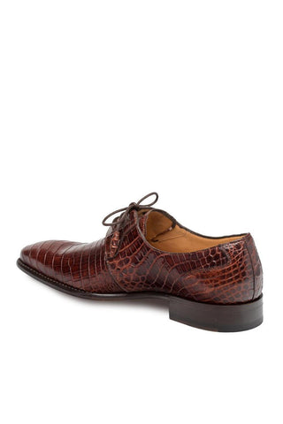 Mezlan 4574-J Moscow Alligator Plain Toe Derby