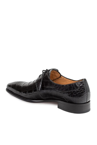Mezlan 4574-J Moscow Alligator Plain Toe Derby (MZ3182)-AmbrogioShoes