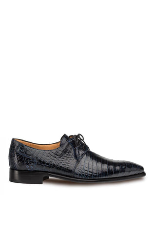 Mezlan 4574-J Moscow Alligator Plain Toe Derby (MZ3182)-AmbrogioShoes