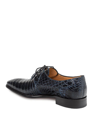 Mezlan 4574-J Moscow Alligator Plain Toe Derby (MZ3182)-AmbrogioShoes